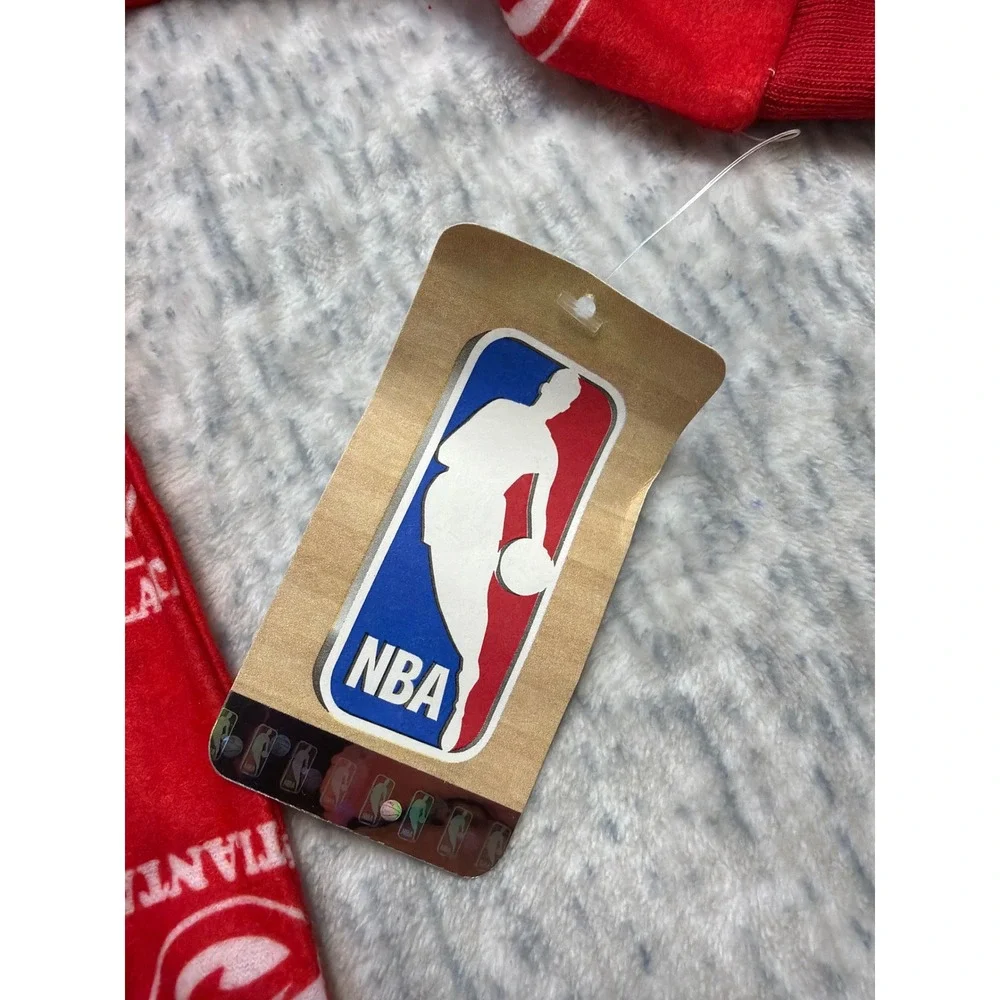 NBA Atlanta Hawks Red Fleece‎ Footed Sleeper Pajamas Infant 18M KNG-2286Y HA